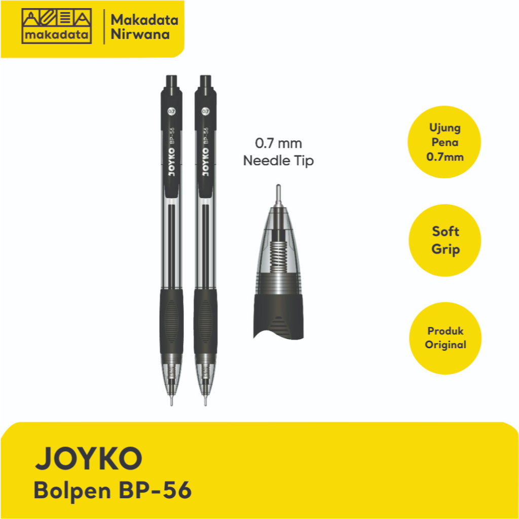 

JOYKO BOLPEN/BALLPOINT/PULPEN BP-56 (1 Pack)