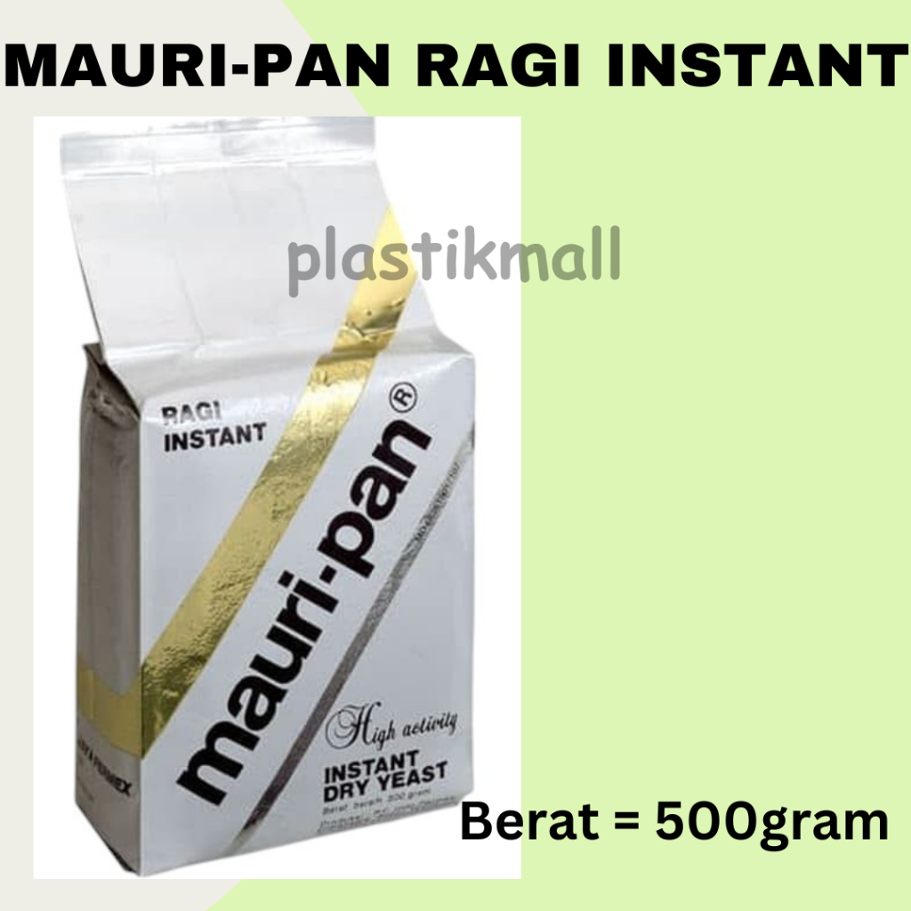 

500GRAM mauripan ragi instan dry instant yeast kiloan