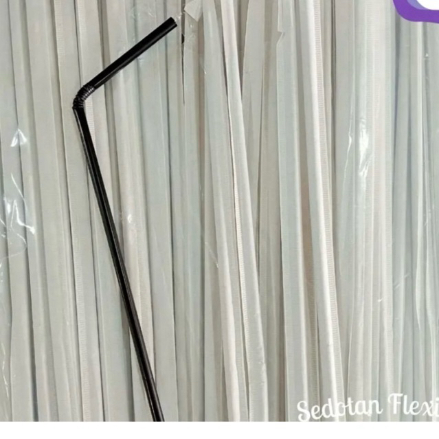 (500pcs) Sedotan steril kertas / Sedotan Flexible / sedotan steril bungkus kertas sedotan murah