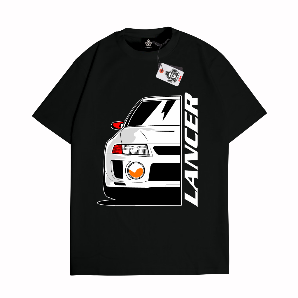 KARIMAKE Kaos Baju T Shirt Distro Unisex Gambar Mobil MITSUBISHI LANCER EVO 4 EVOLUTION