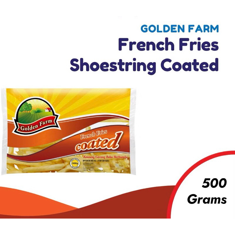 

FRENCH FRIES COATED GOLDEN FARM (500GRAM)