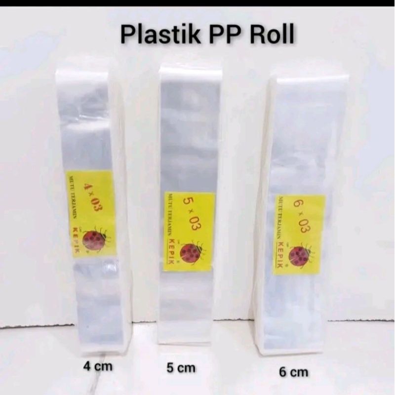 Plastik PP roll tebal ukuran 4cm  5cm  6cm