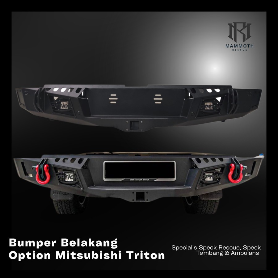 Bumper belakang option triton