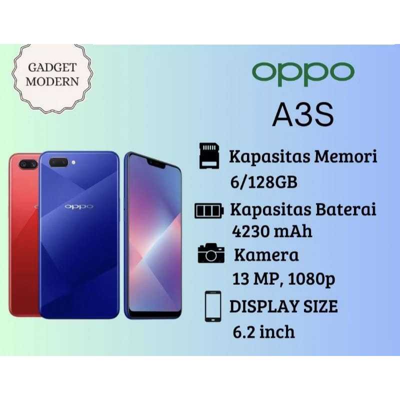 OPPO HP SMARTPHONE A3S RAM 6/128GB