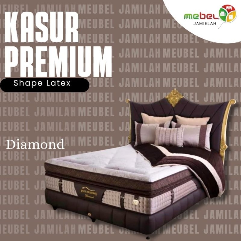 KASUR PREMIUM SHAPE LATEX EMPUK&TEBAL