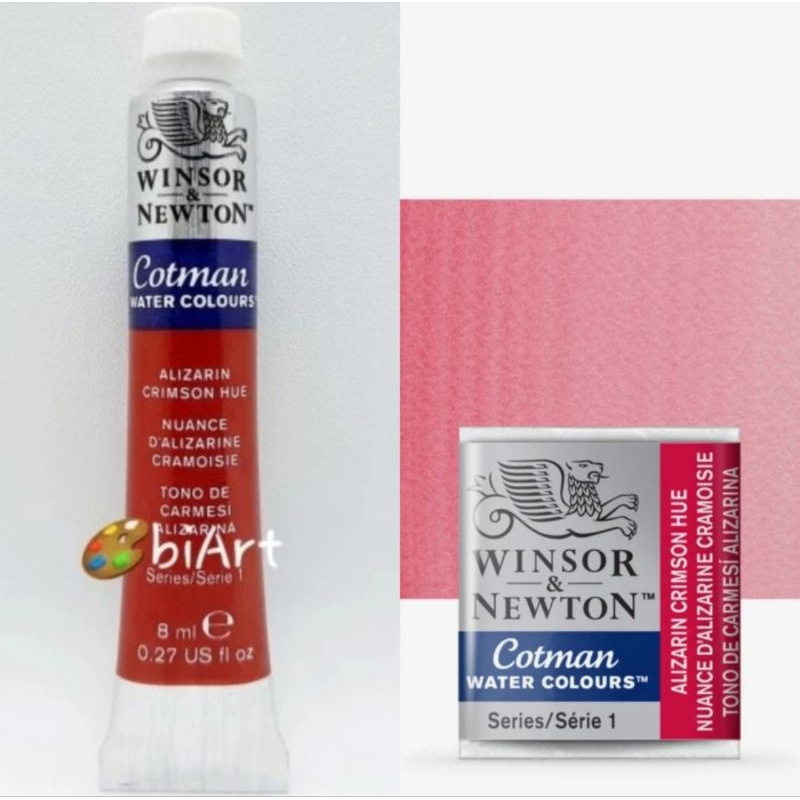 

Cat Air Cotman Water Colour Tube 8ml / Half Pan Alizarin Crimson Hue Winsor & Newton