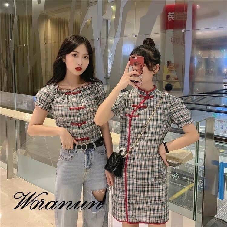Baju imlek wanita dress imlek atasan imlek murah atasan wanita blouse cheongsam terbaru dress imlek