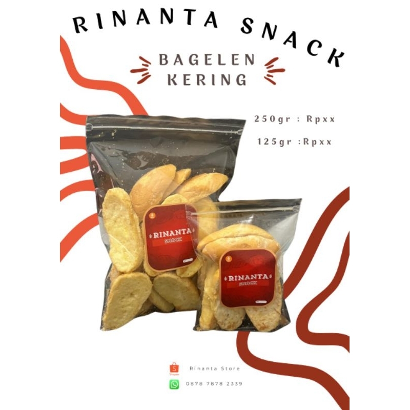 

Rinanta Snack Bagelen Kering (rasa butter)