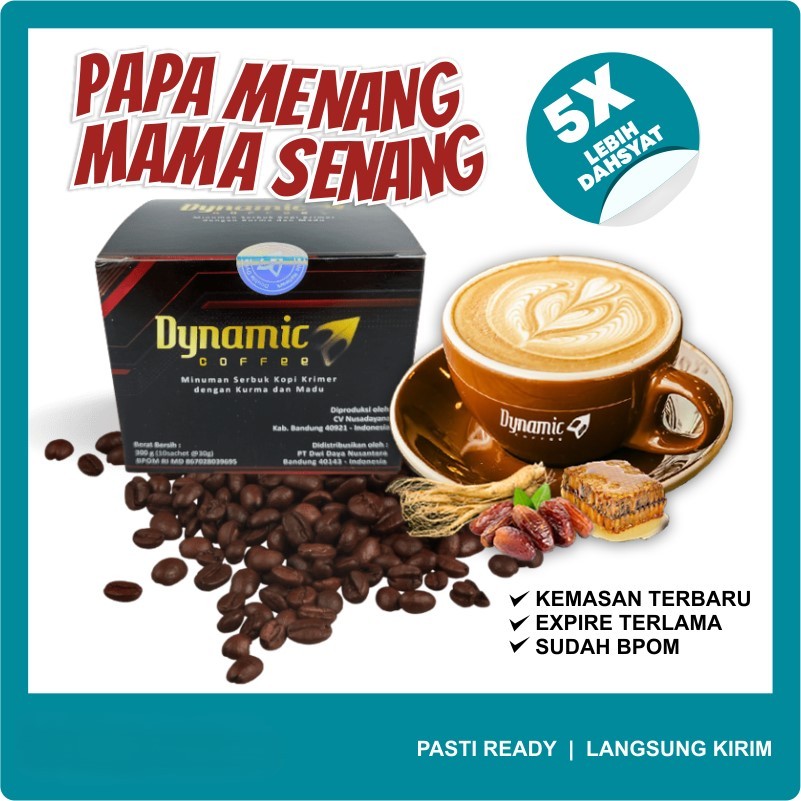 

KOPI DYNAMIC ORIGINAL 10 SACHET (TERBARU) PRIVASI AMAN
