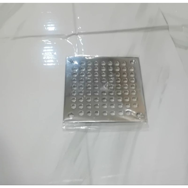Tutup Floor Drain Saringan Got Plat Kuningan / FD Plat / Floor Drain Plat