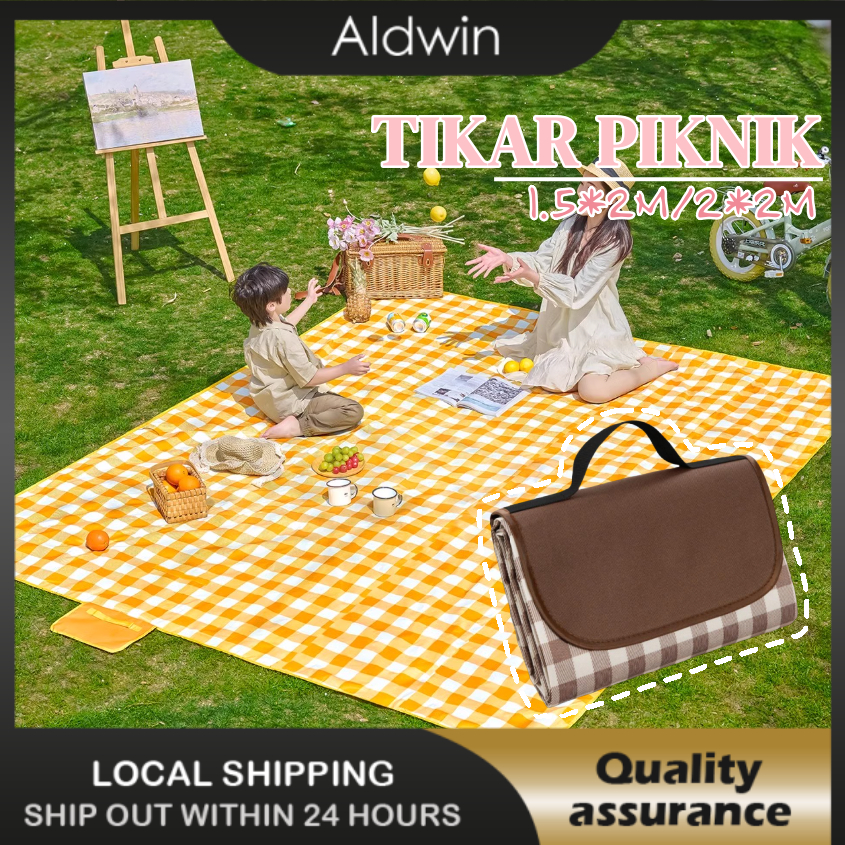 Tikar Lipat/Tikar Piknik/ Alas Piknik /Tikar Pantai Anti Air