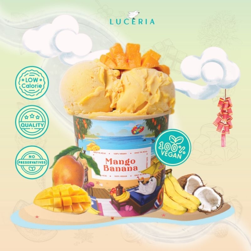 

Mango Banana (VEGAN) Gelato by Luceria