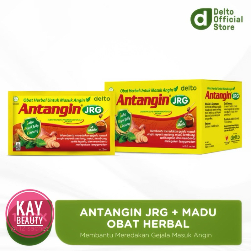 

Antangin Sirup Sachet 1 box isi 12 sachet Jahe Royal Jelly Ginseng