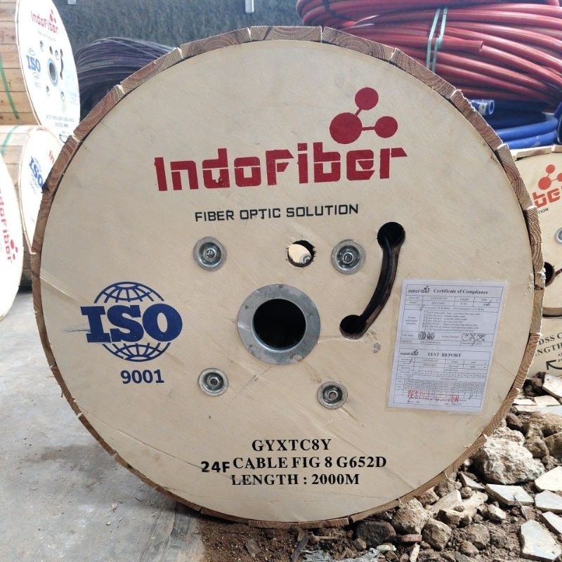 KU MINI 24 CORE FIG8 2000 METER INDOFIBER