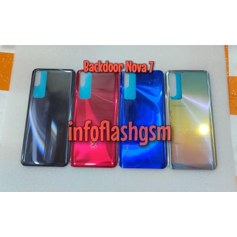 Backdoor Back Case Cover Tutup Belakang Huawaii Nova 7