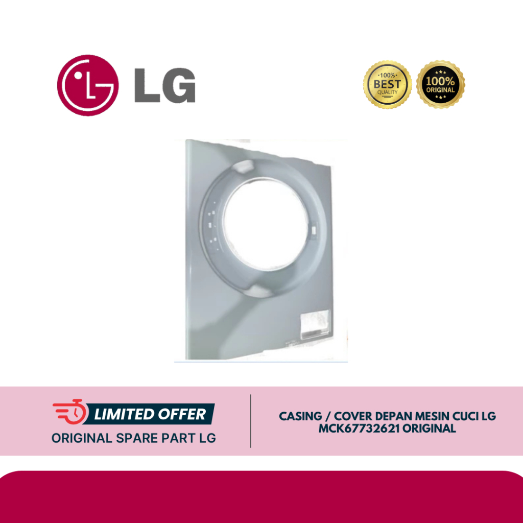 COVER CABINET MESIN CUCI LG FC1208N5W FC1285S5W ORIGINAL