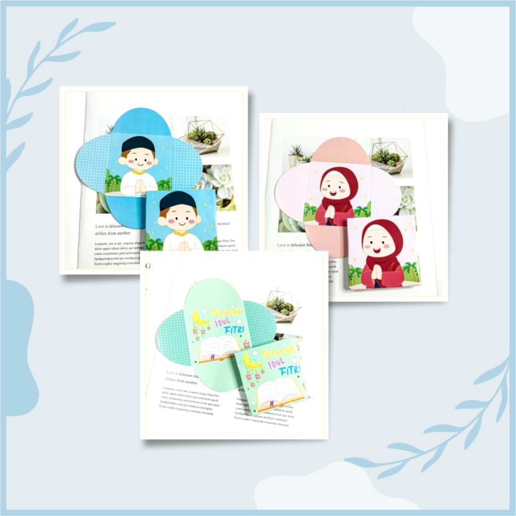 

Amplop Lebaran Kreatif 10pcs – Desain Karakter Unik dengan Tutup Stiker, Angpao Lucu & Menarik!