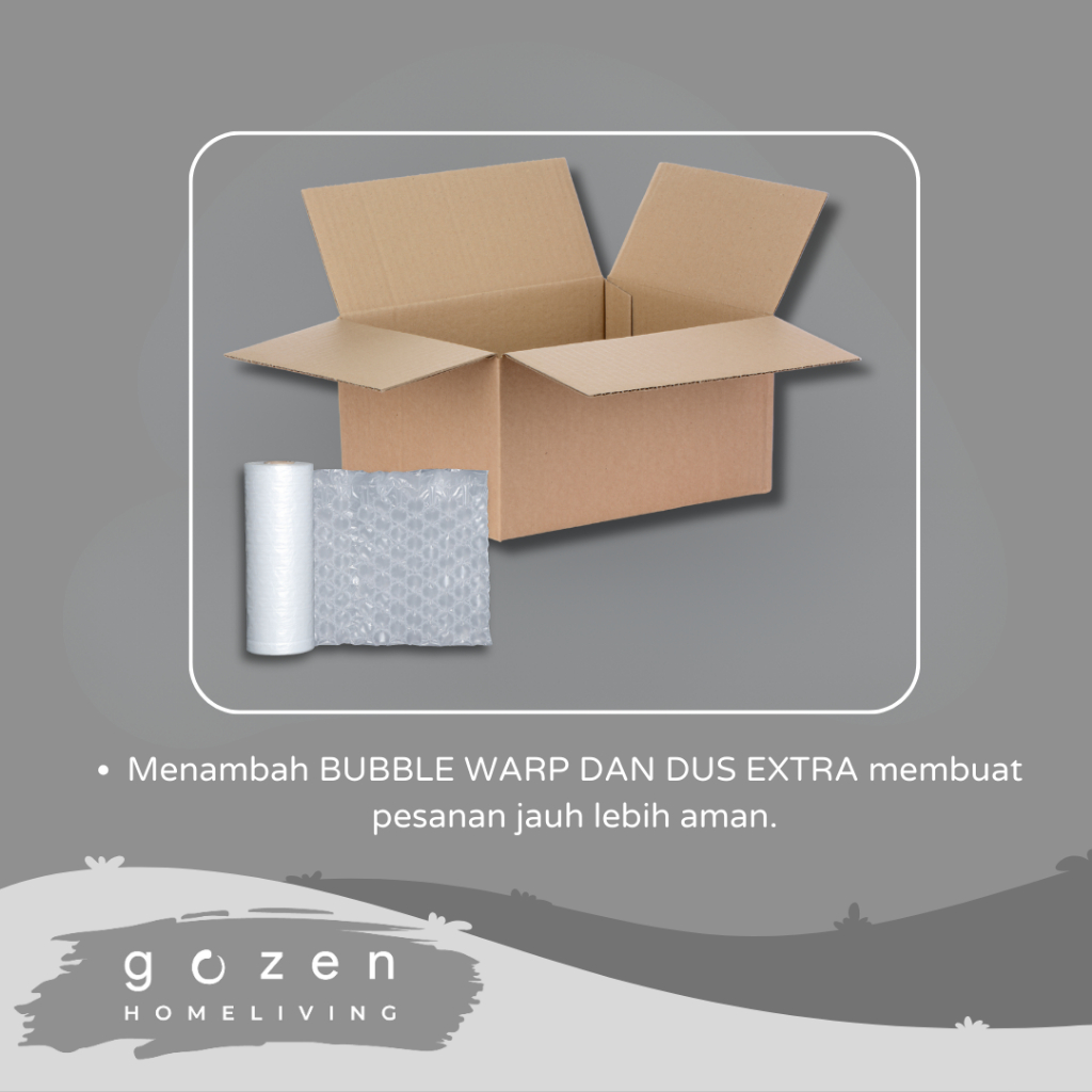 

【GOZEN】EXTRA Kardus Cardboard Bubble Wrap Extra Dus Packaging Extra Bubble Wrap Keamanan Tambahan Keamanan Extra Dus Tambahan