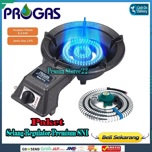 KOMPOR COR 1 TUNGKU API BESAR PROGAS P11A API SERIBU/KOMPOR GAS API SERIBU PROGAS