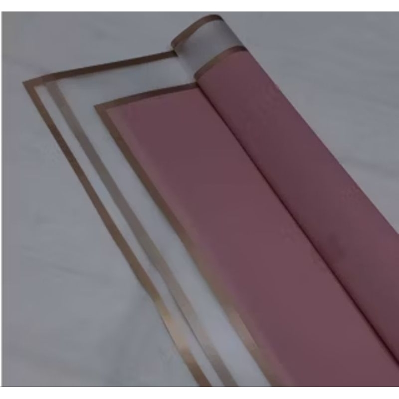

KERTAS BUKET BUNGA CELLOPHANE DOUBLE LIST / WARPPING PAPER FLOWER COLOR PEACH