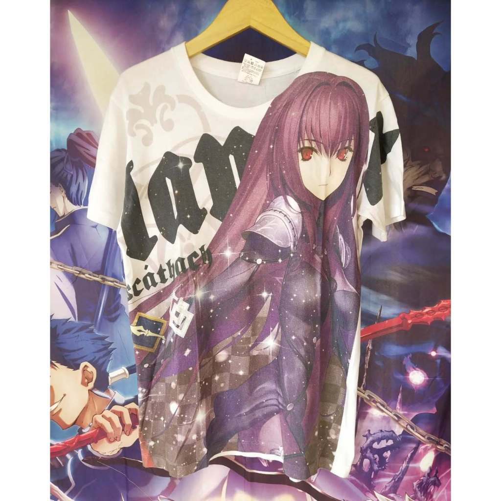 Fate/Grand Order Scathach Full Graphic Official Anime Tee by Cospa Kaos Tshirt Original Second Merch