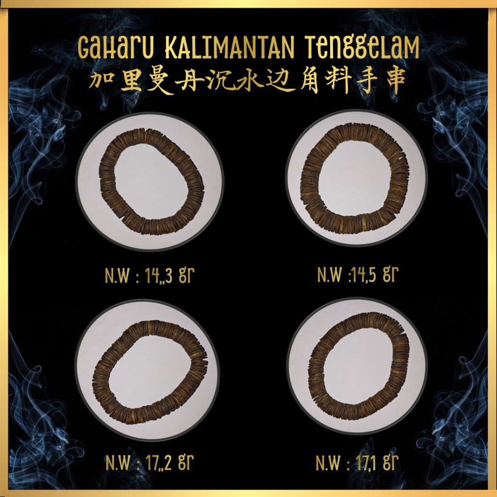 GELANG  GAHARU  KALIMANTAN  TENGGELAM  Asli