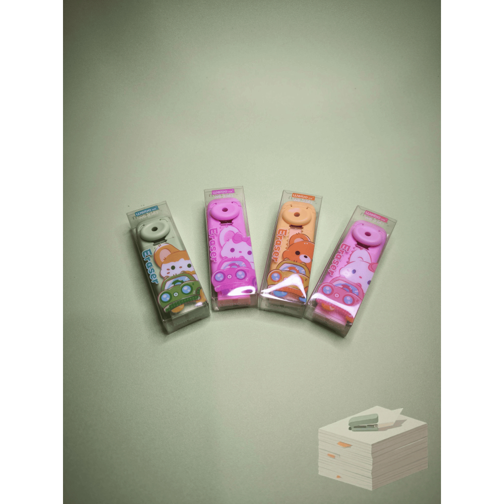

Weibo Slide Eraser pendek cartoon WB-3383