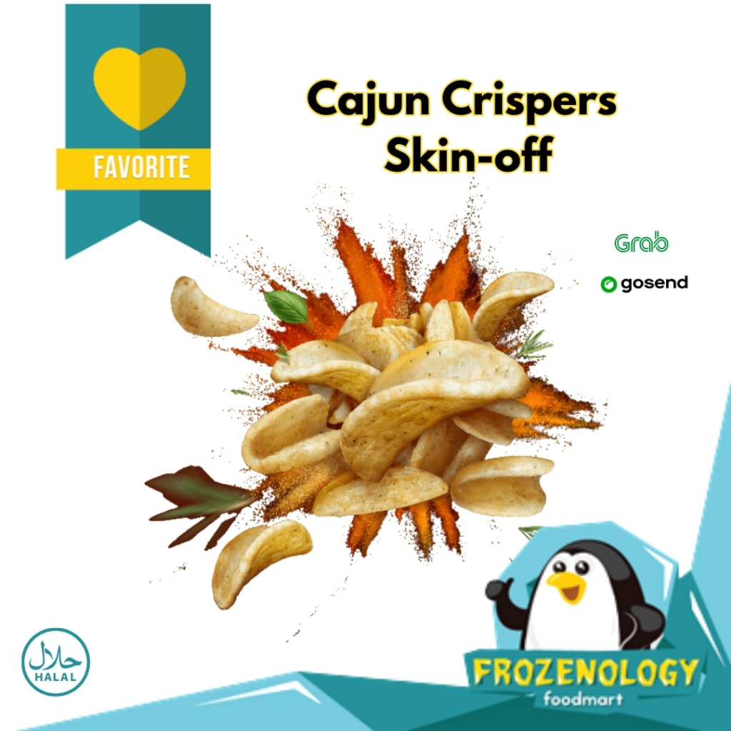 

Cajun Crispers Skin Off McCain 500gr | Kentang Goreng Bumbu Cajun Korea