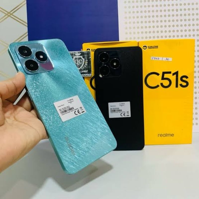 REALME C51S 6/128 FULLSET SECOND ORI