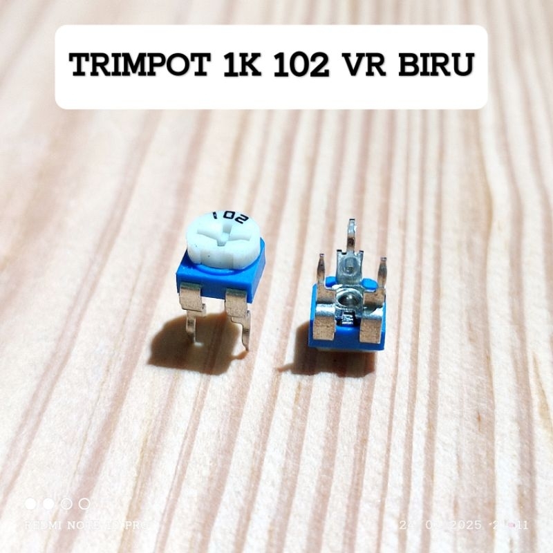 Trimpot 1k Potensio 1k VR 102 Variable Resistor Potensiometer 1K