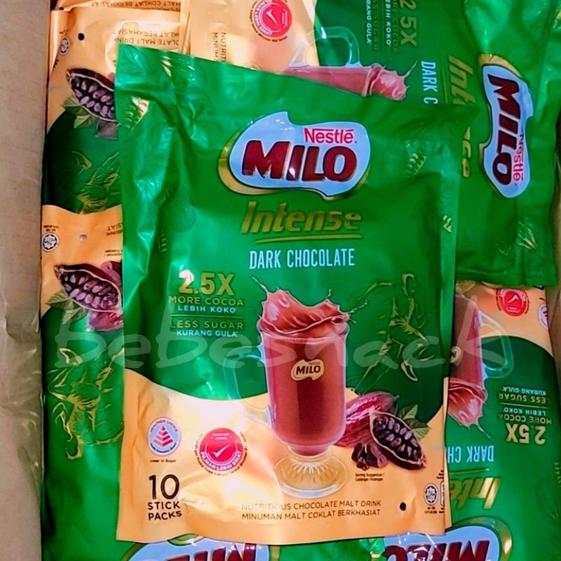 

MILO INTENSE DARK CHOCOLATE LESS SUGAR