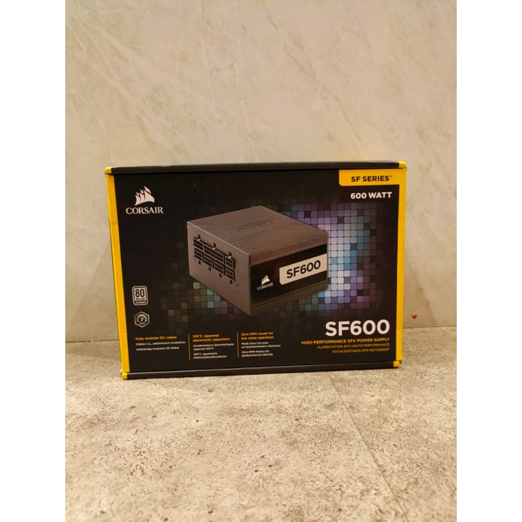 CORSAIR SF600 - SMALL FACTOR 600W SFX FULLY MODULAR 80+ PLATINUM