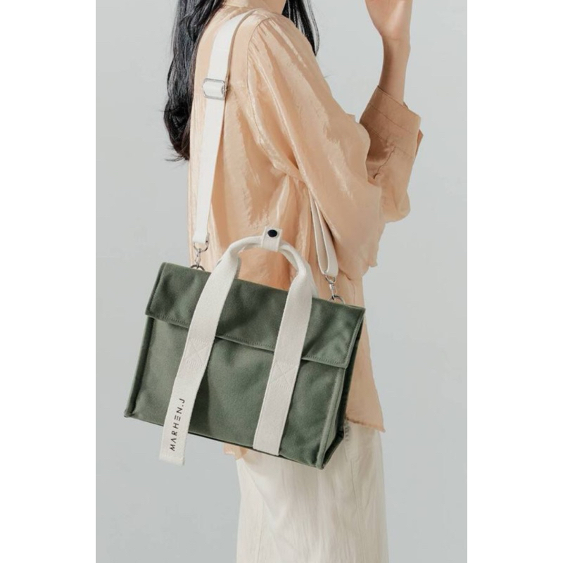 preloved tas MARHEN.J ROY MINI moss green ORIGINAL