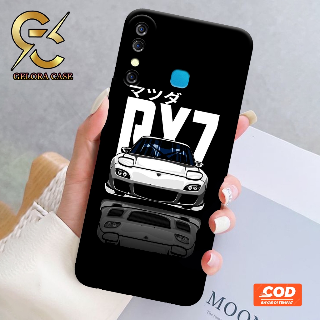 Softcase Infinix Hot 8 - Geloracase - Casing Infinix Hot 8 - Motif case Mobil -Infinix - Softcase In