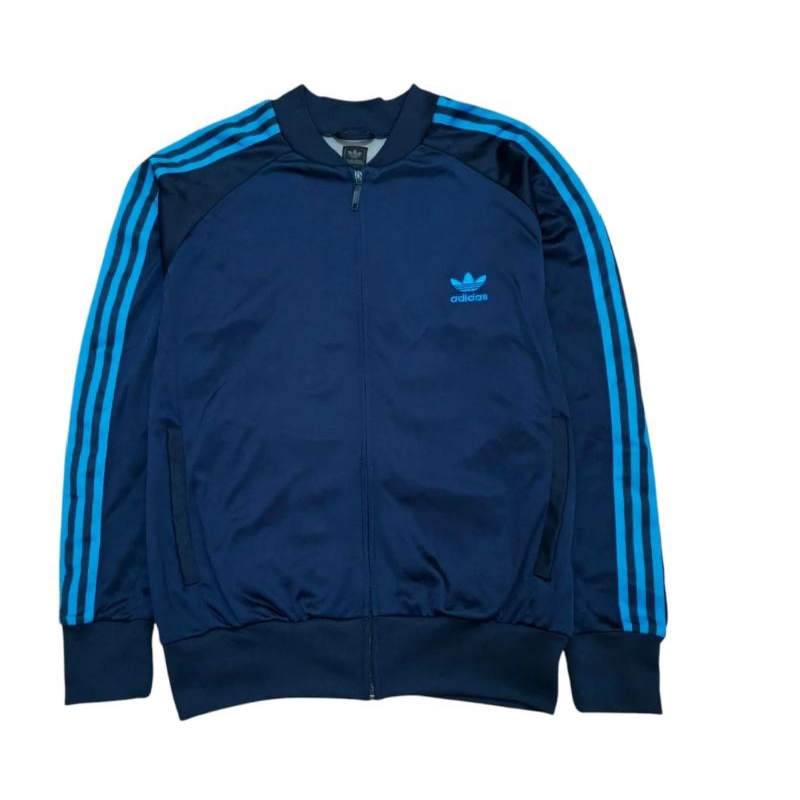 Tracktop adidas superstars navy blue / biru