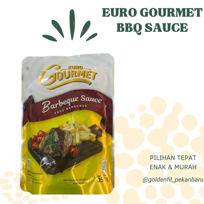 

Euro gourmet saus bbq 250g