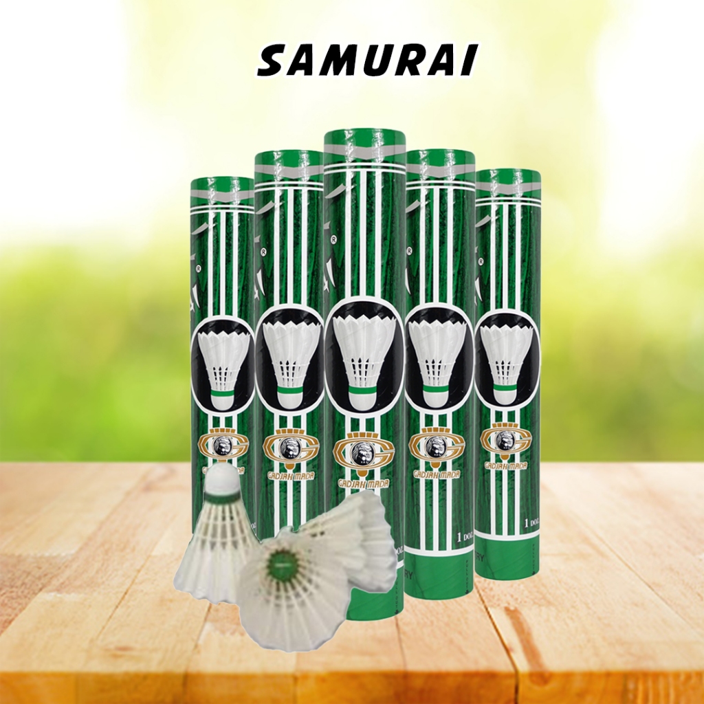 Shuttlecock badminton SAMURAI HIJAU Berkualitas ORIGINAL