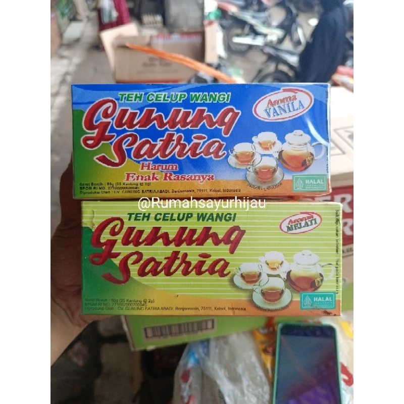 

Teh Culup Wangi Gunung Satria Aroma Vanila / Aroma Melati