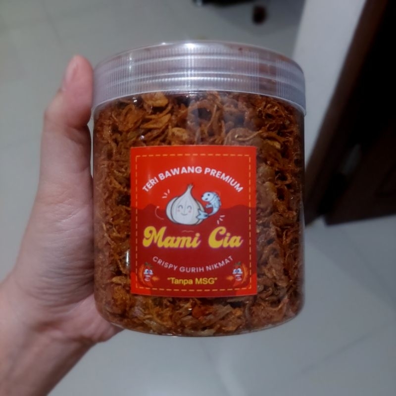 

Teri bawang premium pedas