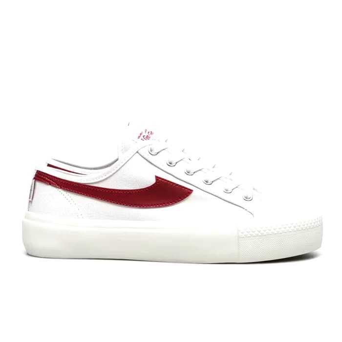 Sepatu Compass Gazelle Low White Red