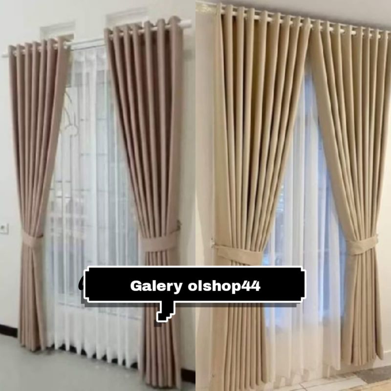 GORDEN BLACKOUT POLOS 10 VARIAN WARNA COKLAT ABU CREM GORDEN SMOKRING SILVER