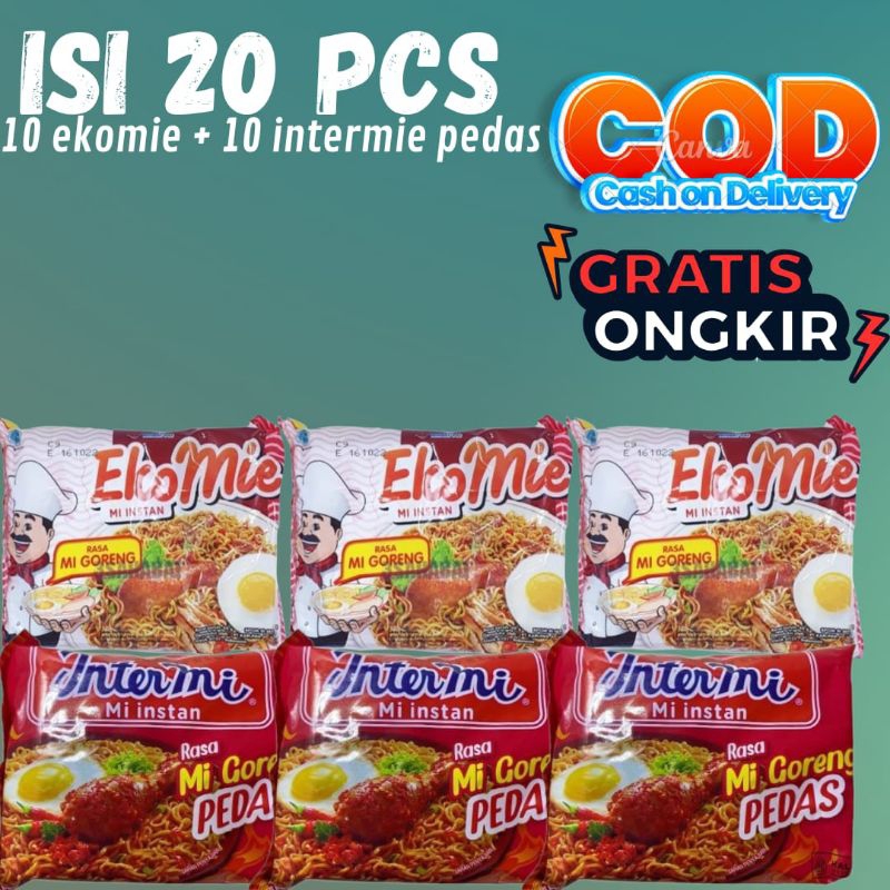 

10PCS INTERMIE GORENG PEDAS & 10PCS EKOMIE GORENG