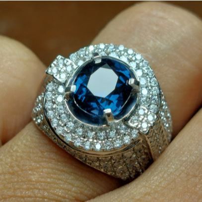 Natural Blue Spinel Rare Color Biru Terang