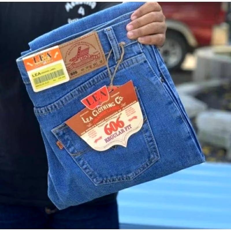 CELANA JEANS PRIA LEA STANDART ORIGINAL 606