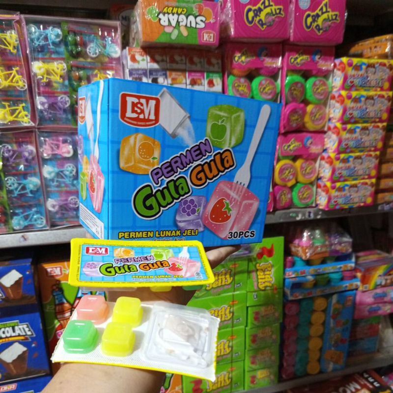 

PERMEN GULA-GULA JELI LUNAK 1 BOX ISI 30 pcs