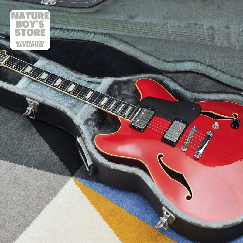 Gitar Elektrik Semi Hollow Body by Hartop Suwig Ibanez John Scofield No Gibson Fender Yamaha Cort Sq