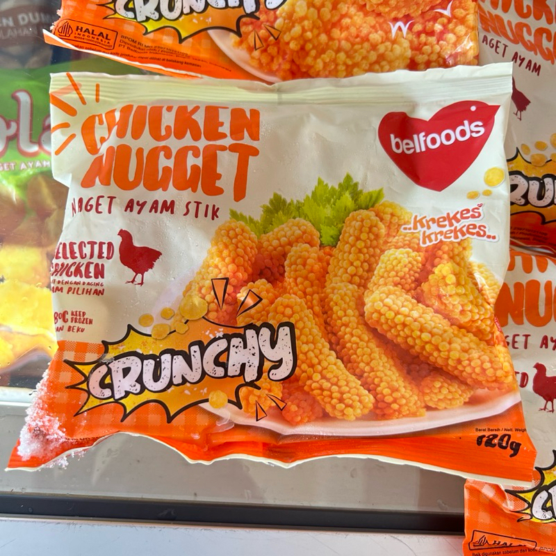 

NUGET CHICKEN CRUNCHY BELFOODS 120gr