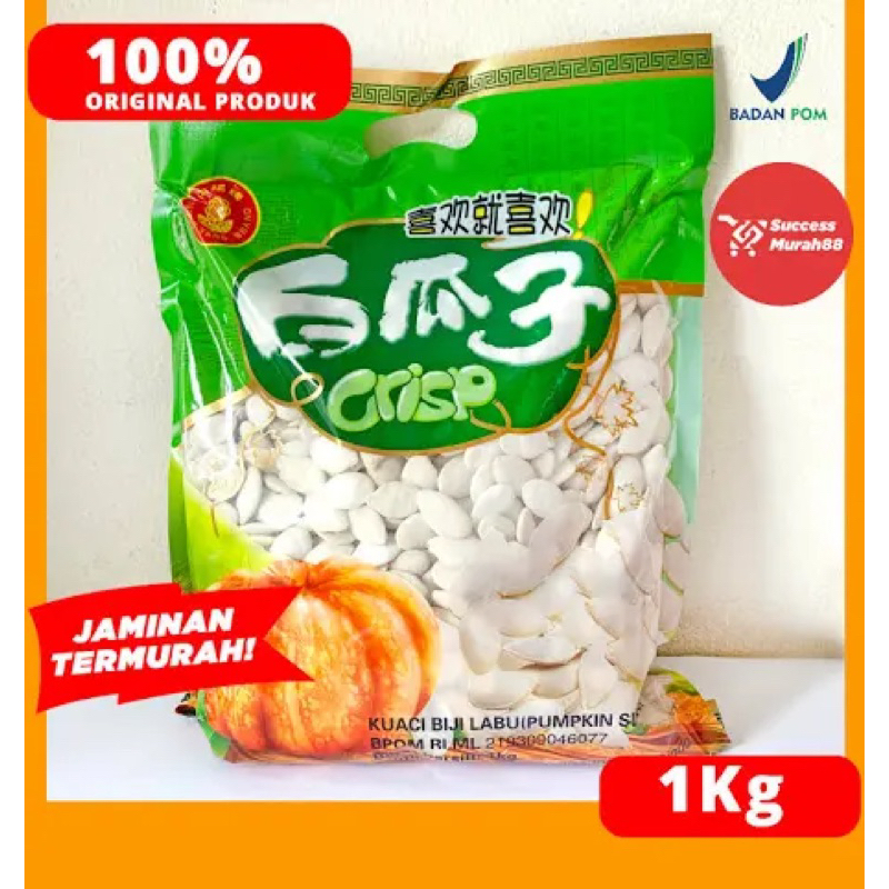 

KUACI PUTIH ENAK (MERK LABU CRISP) 1 KG Kemasan Asli Pabrik Non Repack