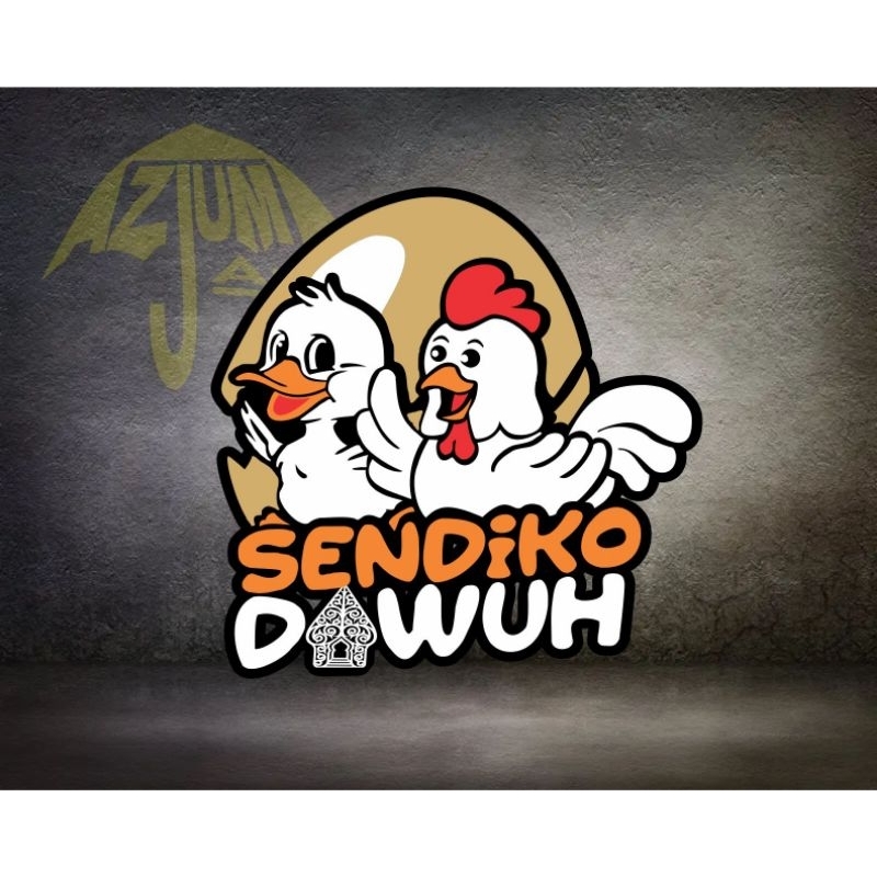 Sticker Cutting CUSTOM SENDIKO DAWUH