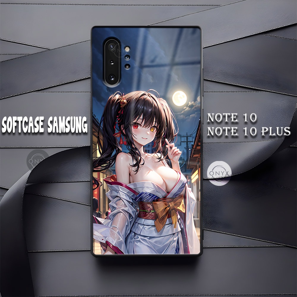 [AA26] Softcase Kilau Kaca Glossy SAMSUNG NOTE 10 | 10 PLUS | Motif Kurumi | Kesing Samsung Note 10 